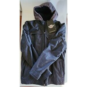 Harley Davidson 3-in-1 Crestwood Jacket Size Large NWT Charcoal Gray Black Mens